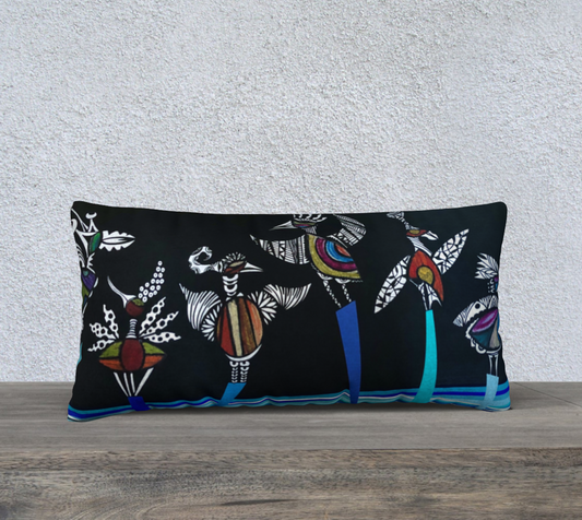 Cruise cushion cover in the moonlight (24 "x12")